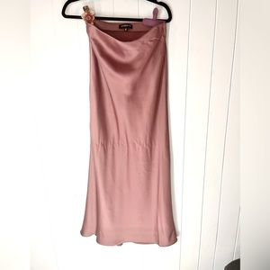 Dynamite Maxi Satin Skirt XS